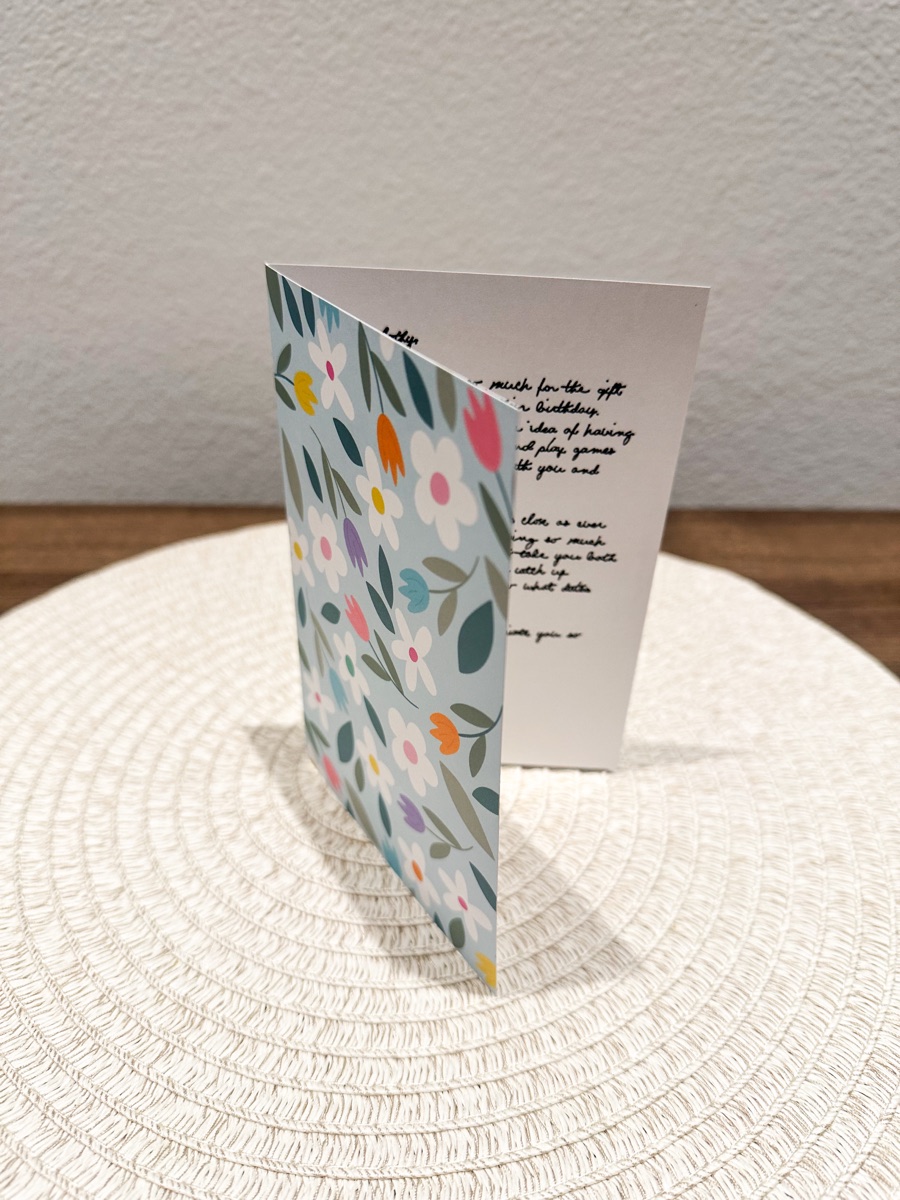 A real greeting card from Hello in Ink